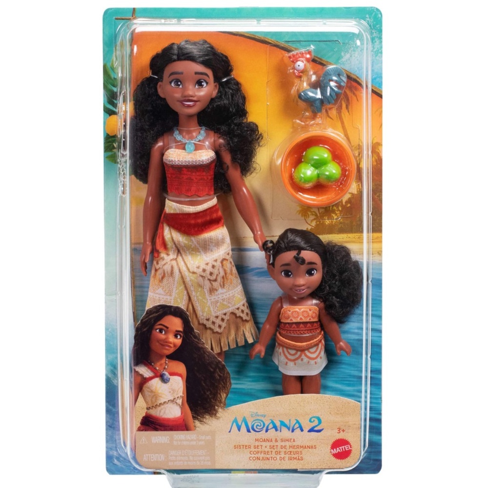 Disney Moana 2 Moana & Simea Dolls 2-Pack